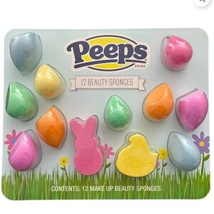 Peeps 12 PC Colorful Makeup Blender Sponge Set, NIP